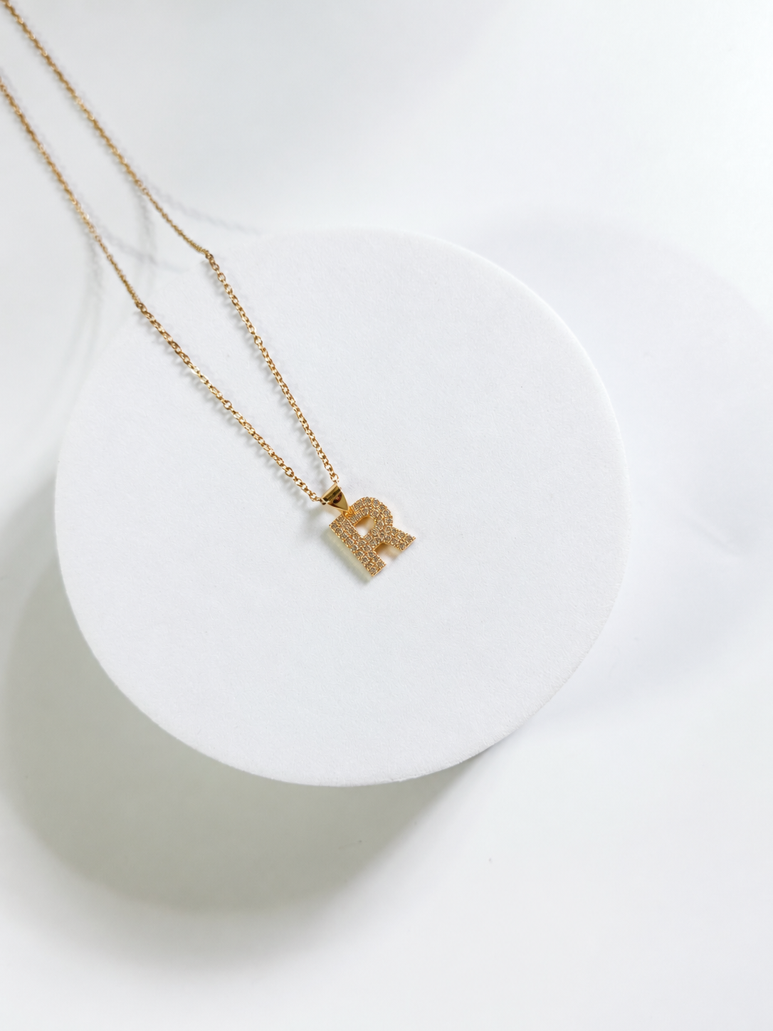 Stoned Letter Pendants