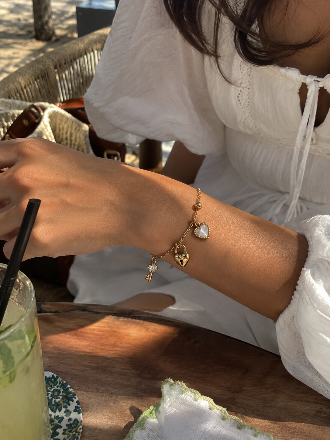 Rosy Pearl Bracelet