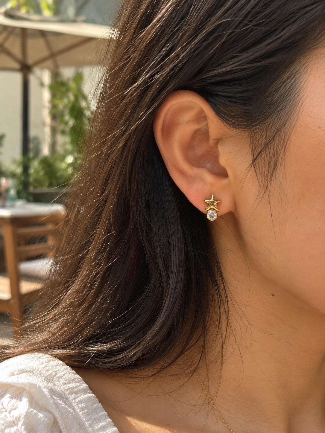 Gold Mirage Studs
