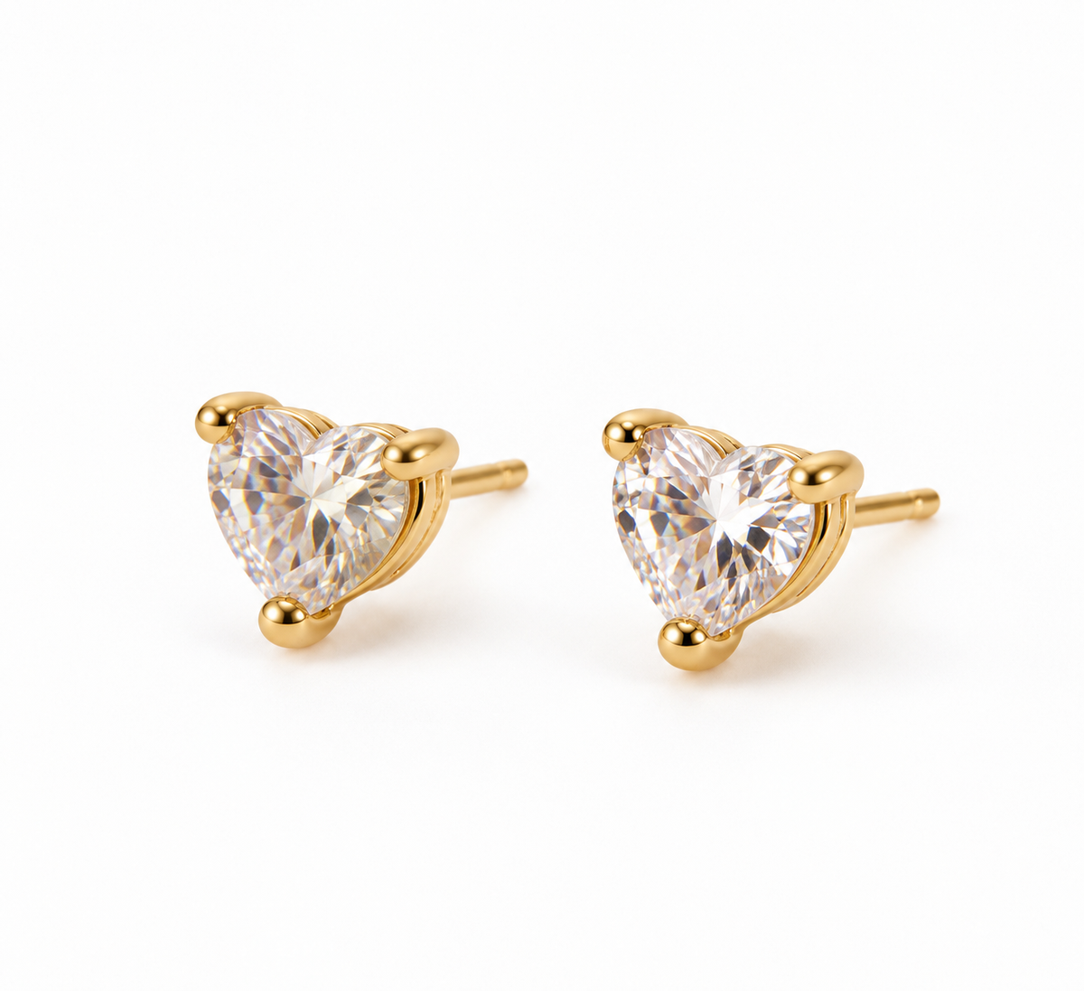 Heart Drop Earrings