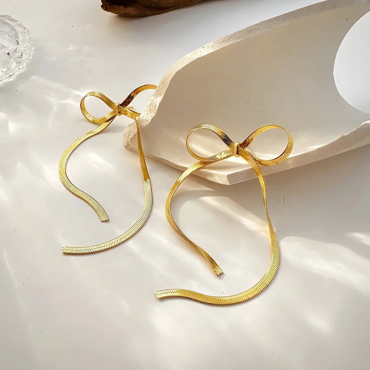 Long Bow Earrings