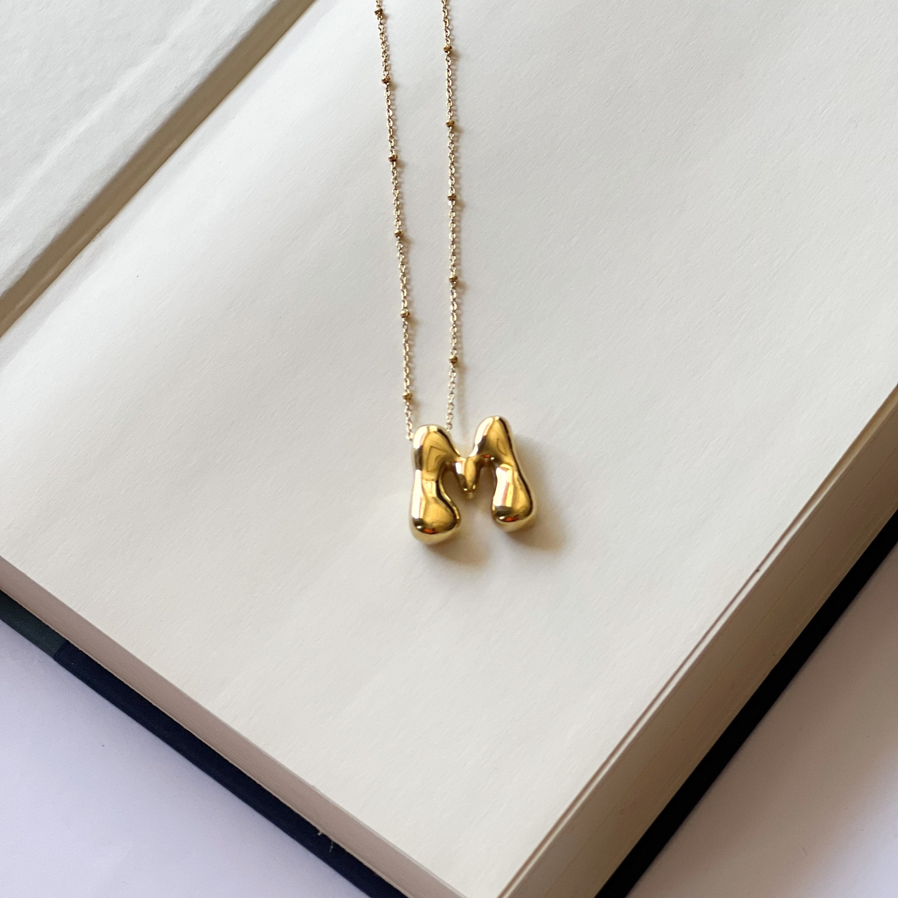 Bubble Letter Necklaces