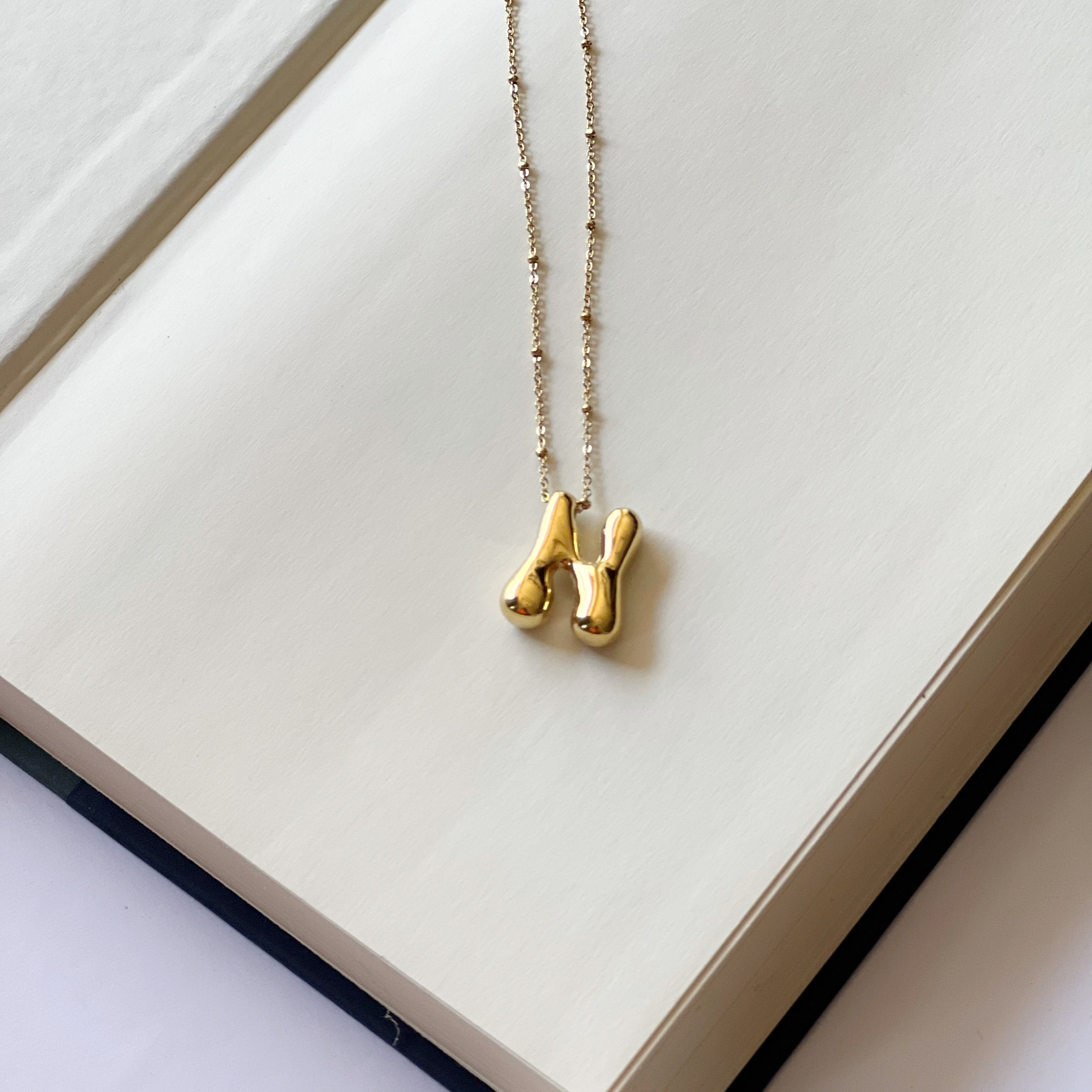 Bubble Letter Necklaces