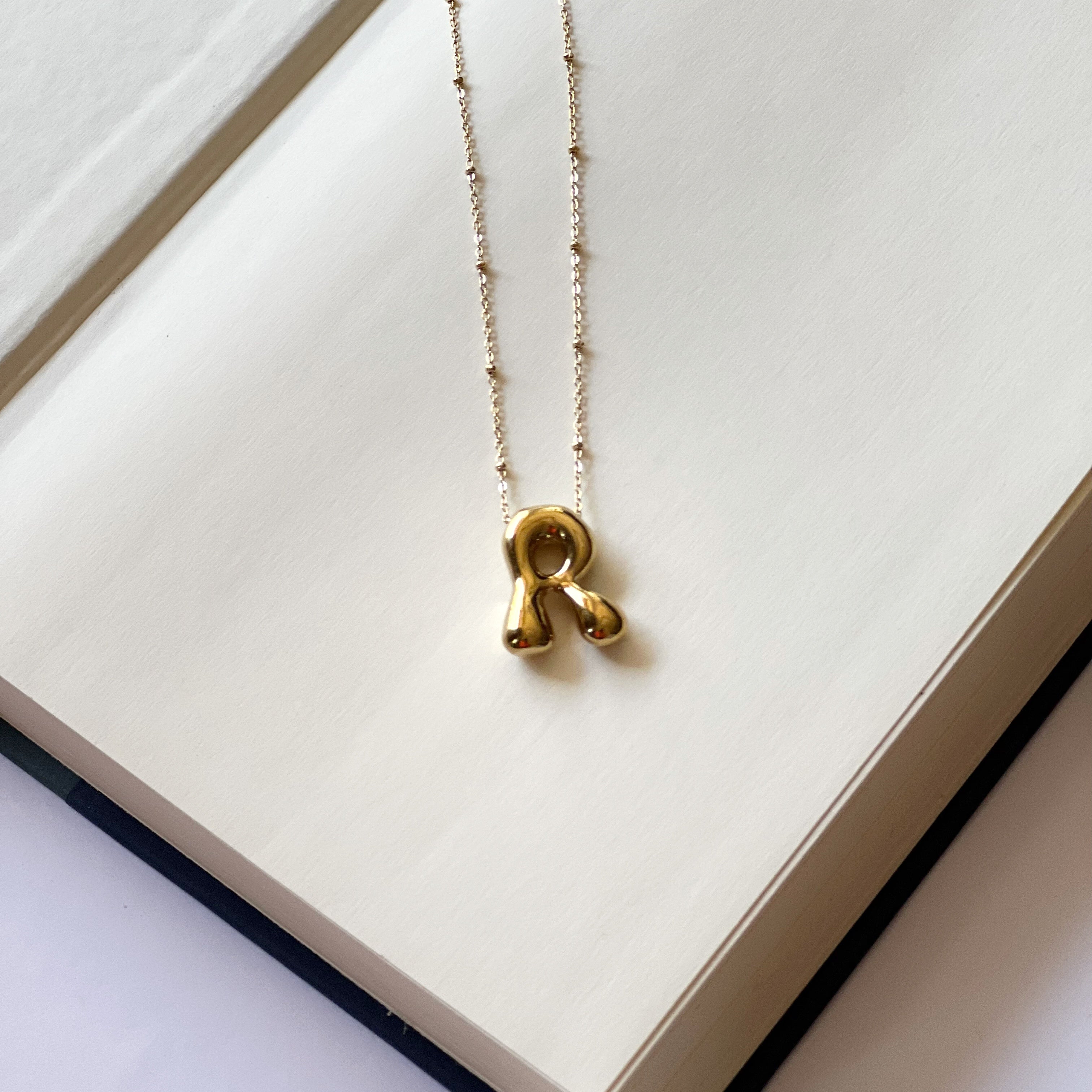 Bubble Letter Necklaces