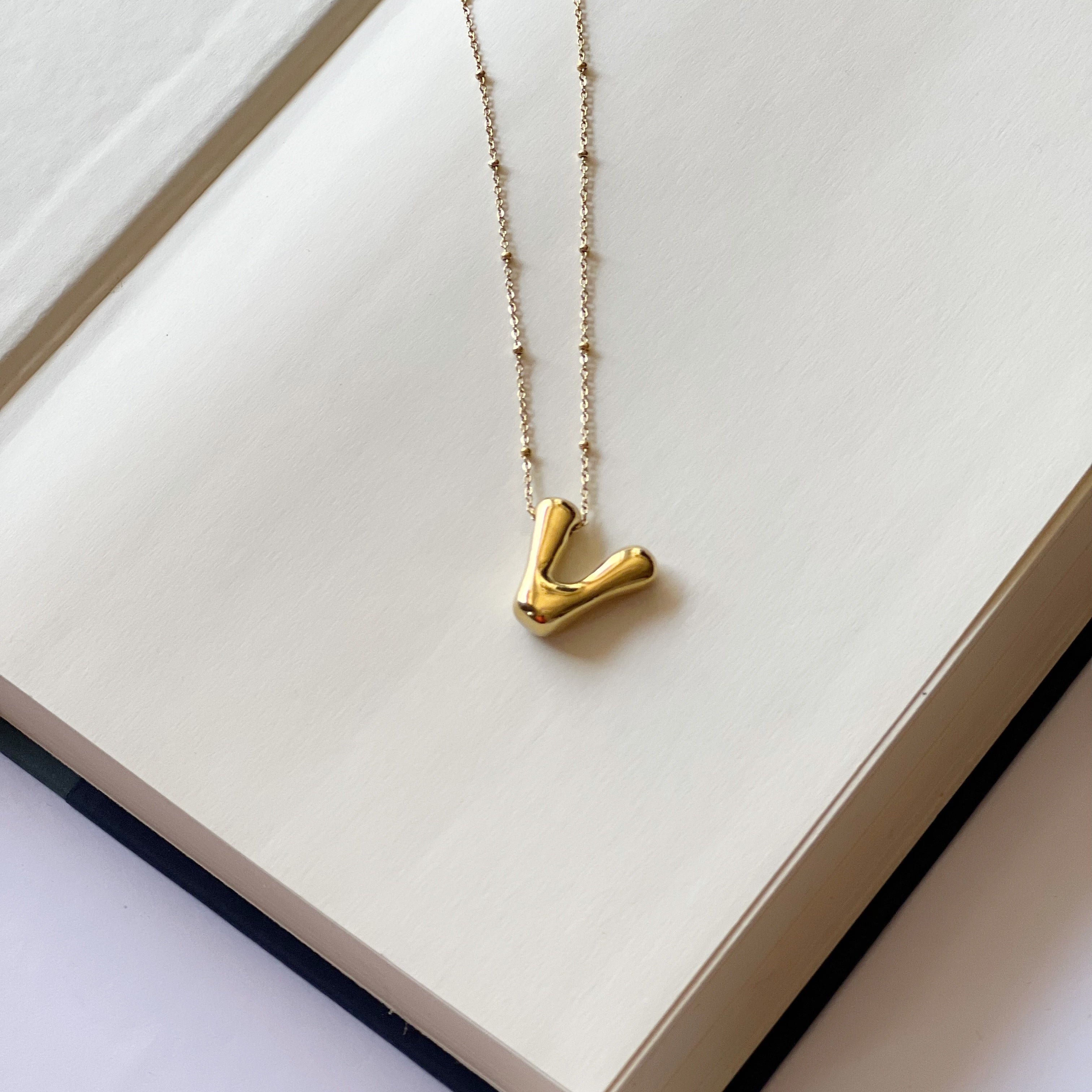 Bubble Letter Necklaces