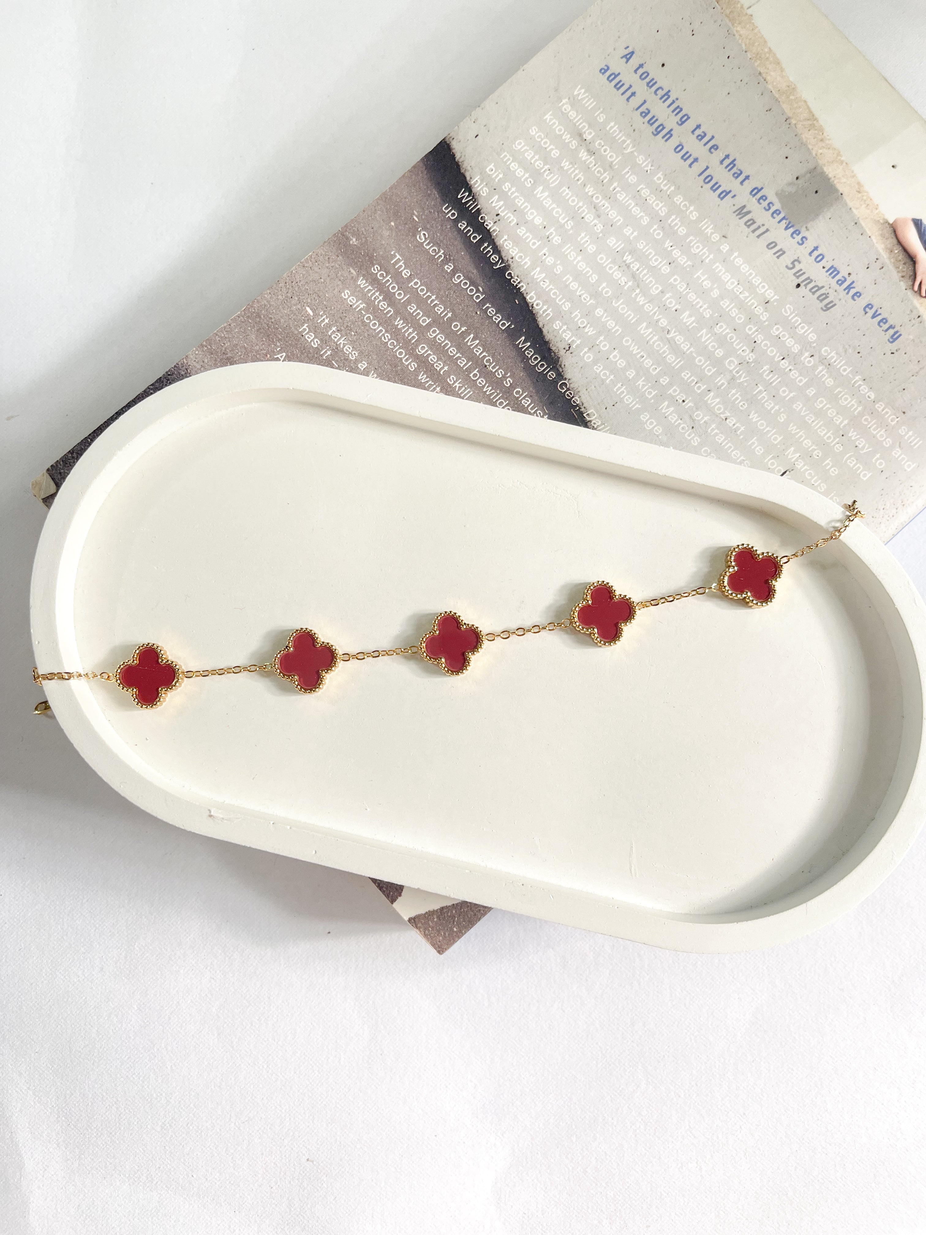 Red Vancleef bracelet